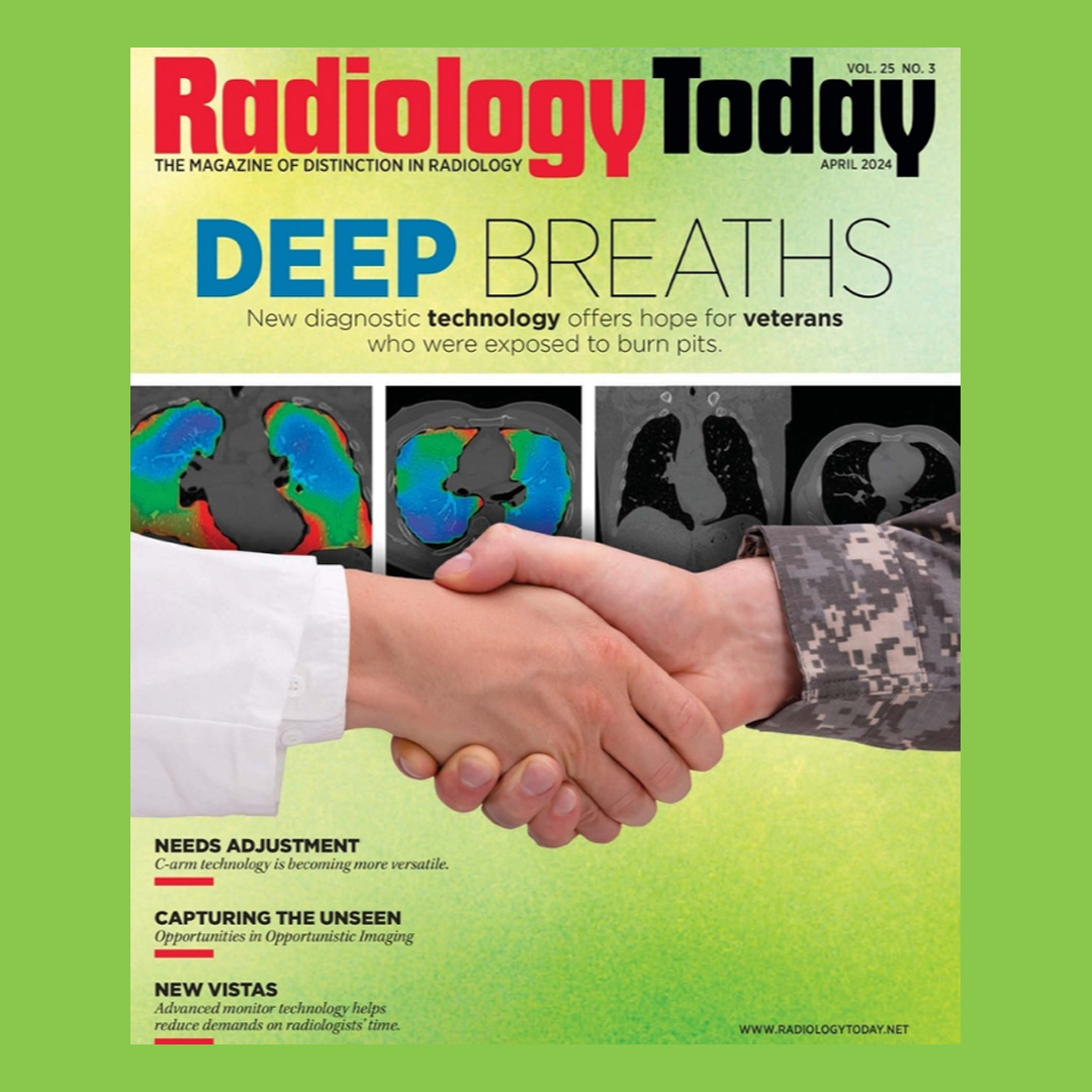 Radiology Today: Deep Breaths—New Technology Offers Hope for Veterans Who Were Exposed to Burn Pits